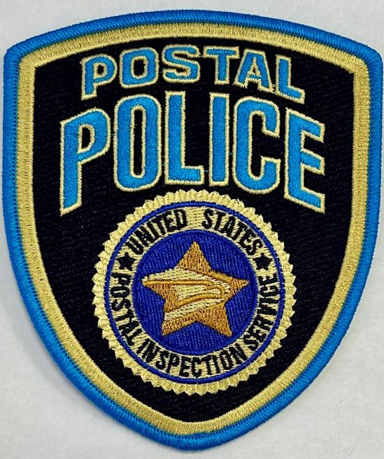 USPS - POSTAL POLICE SHOULDER PATCH - SEW ON.